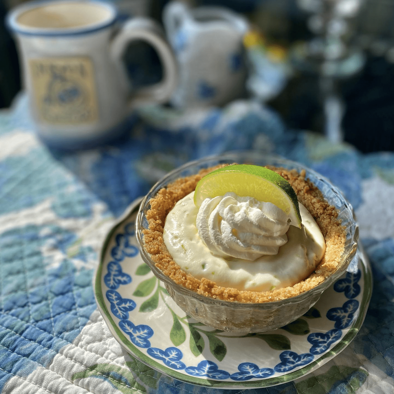 Key lime pie breakfast at our asheville b&b