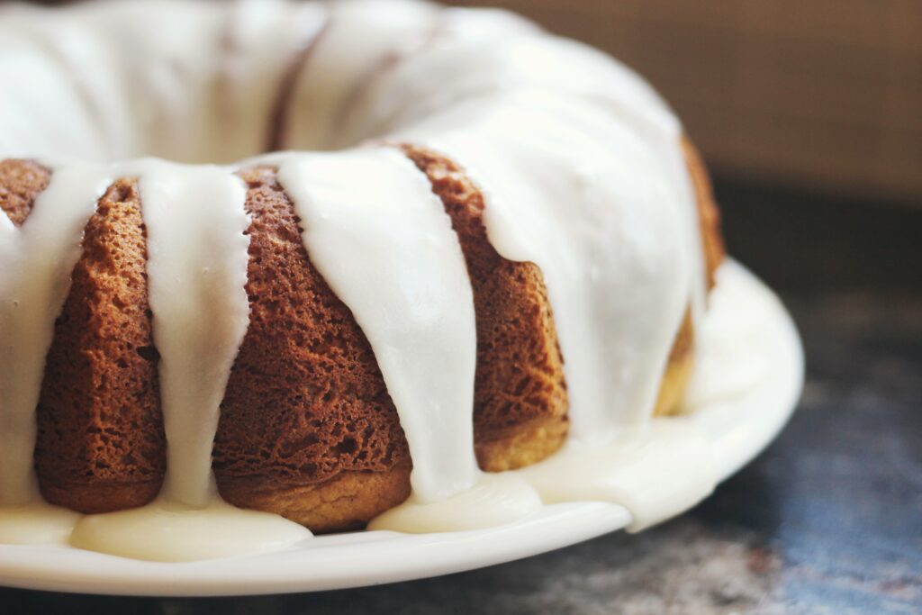 Bundt cake at montford inn