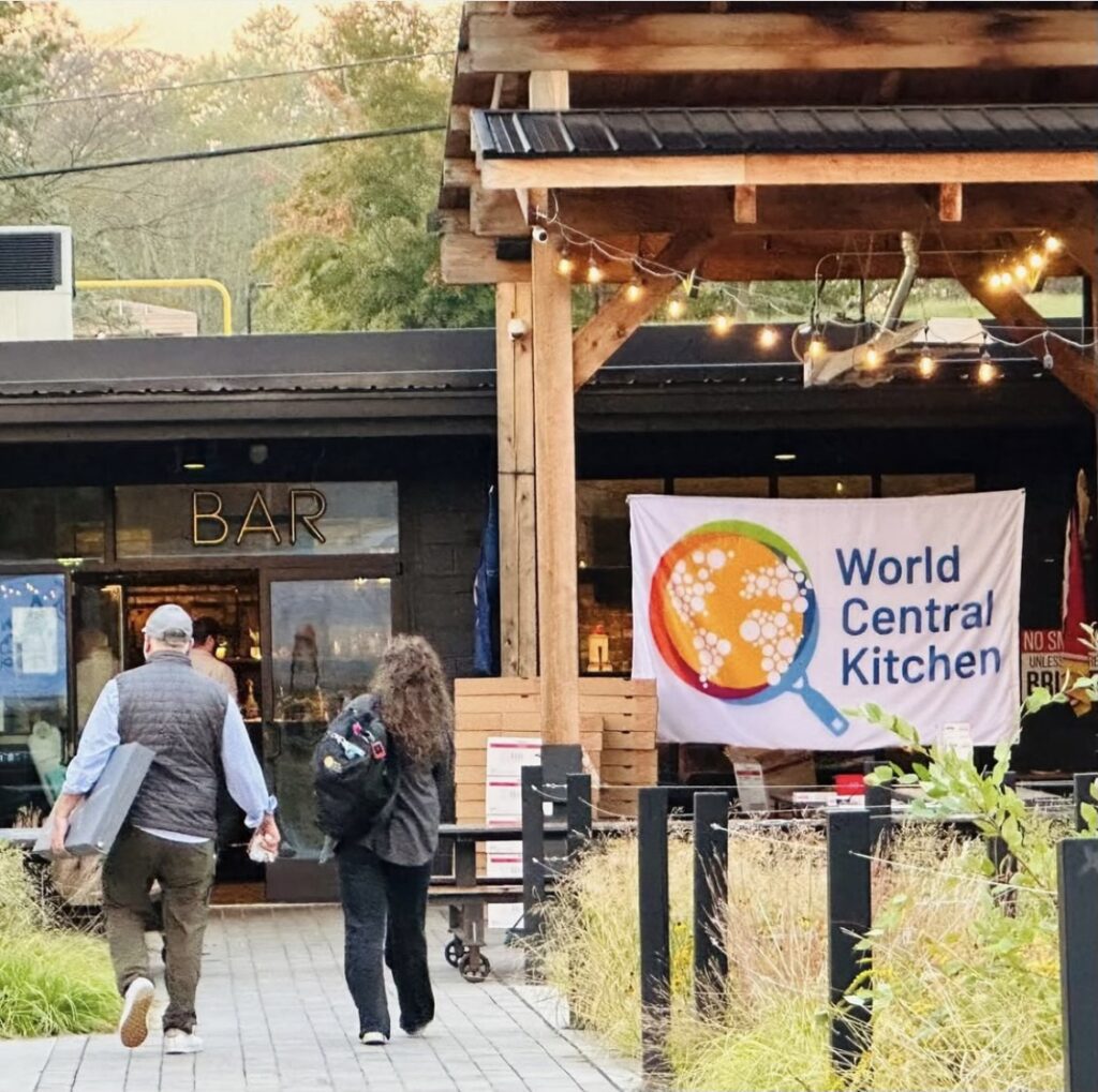 World Central Kitchen set up in Asheville NC